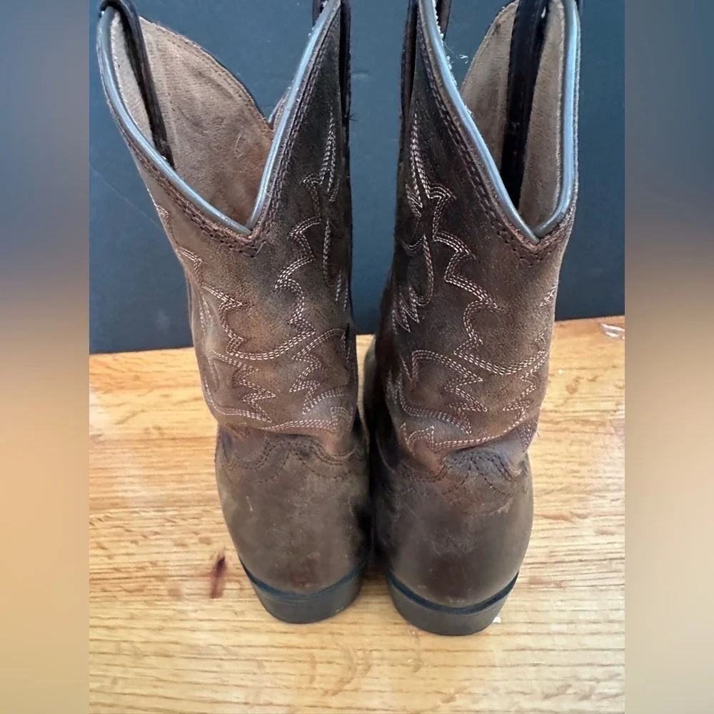 ARIAT 4LR 10001825 Brown Leather Upper Western Cowboy Boots Kids  /Youth SIZE 4